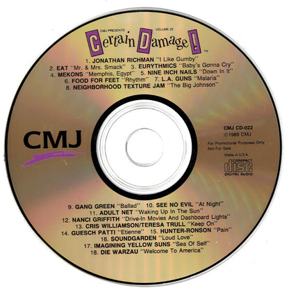 Various : CMJ Presents Certain Damage! Volume 22 (CD, Comp, Promo)