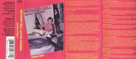 Richard Hell And The Voidoids* : Destiny Street (Cass, Album, RE)