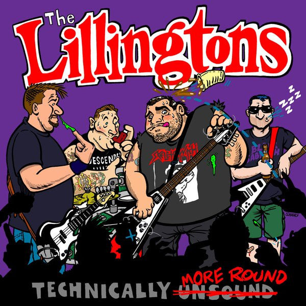 The Lillingtons : Technically More Round (2xLP, Comp, Ltd, RE, Red)