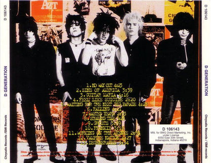 D Generation : D Generation (CD, Album, Club)