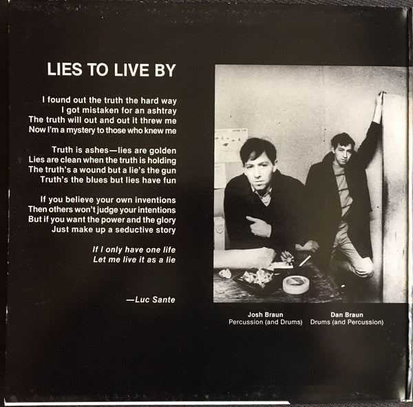 The Del-Byzanteens : Lies To Live By (LP, Album)
