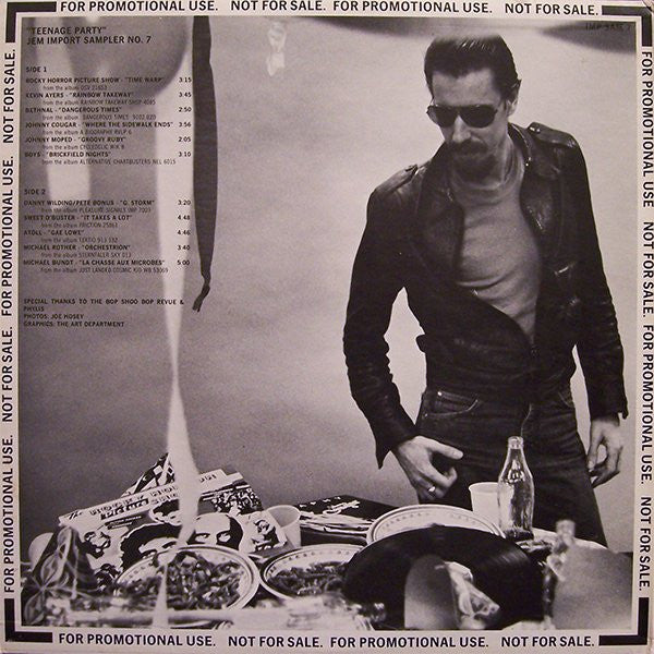 Various : Teenage Party (Jem Import Sampler No. 7) (LP, Comp, Promo, Smplr)