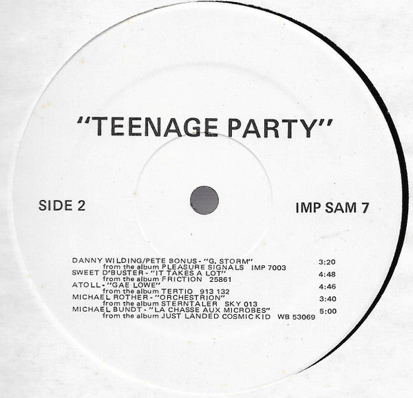 Various : Teenage Party (Jem Import Sampler No. 7) (LP, Comp, Promo, Smplr)