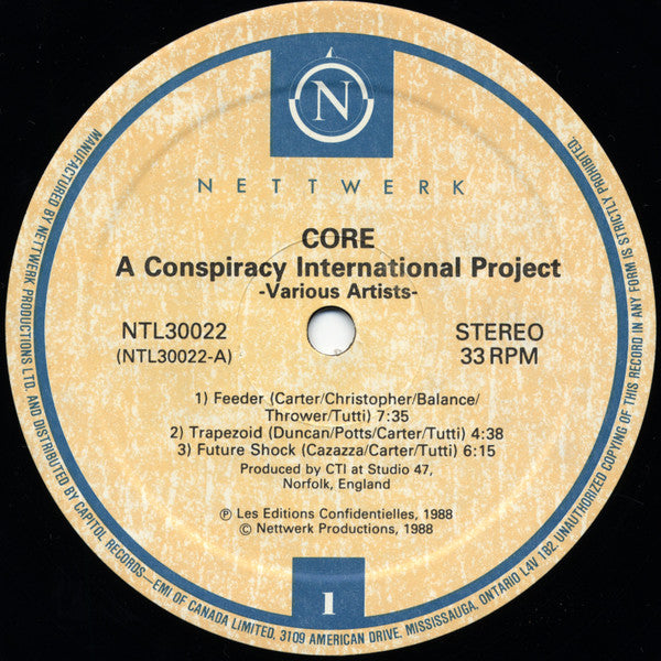 CTI : Core - A Conspiracy International Project (LP, Album)