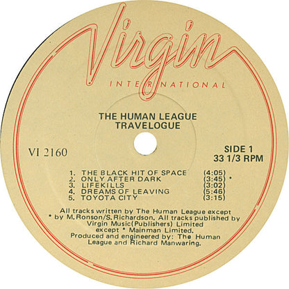 The Human League : Travelogue (LP, Album, Mono)
