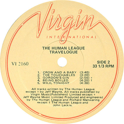 The Human League : Travelogue (LP, Album, Mono)