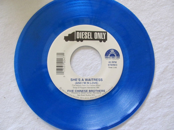 Five Chinese Brothers* : She's A Waitress (And I'm In Love)/Alone Together (7", Blu)