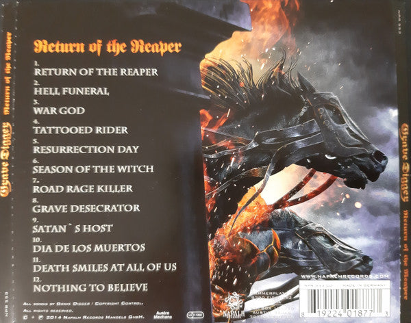 Grave Digger (2) : Return Of The Reaper (CD, Album)