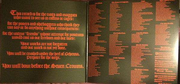 Gehenna (3) : Negotium Perambulans In Tenebris (LP, Album, RE, RM)