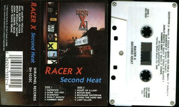 Racer X : Second Heat (Cass, Album)