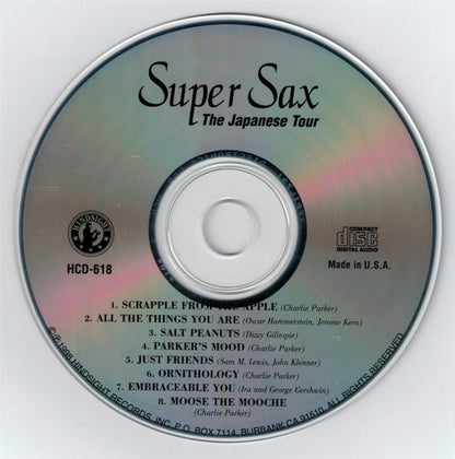 Supersax : Live In '75 - The Japanese Tour (CD, Album)