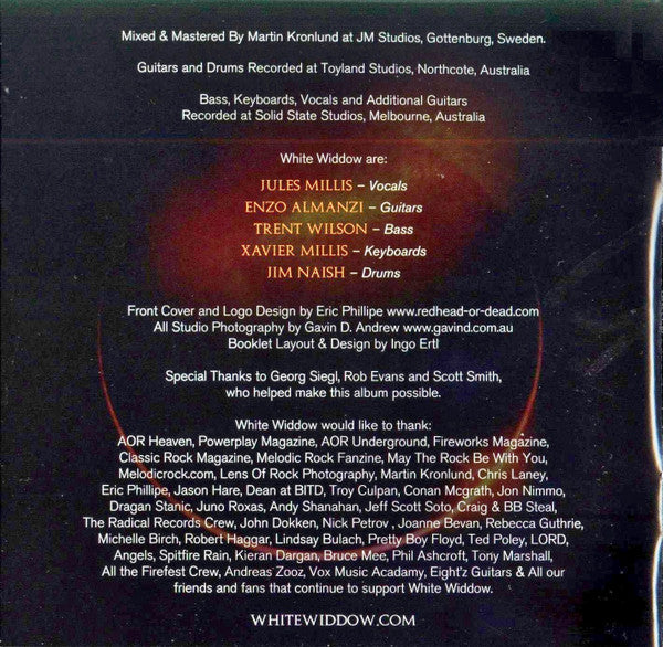 White Widdow : White Widdow (CD, Album)