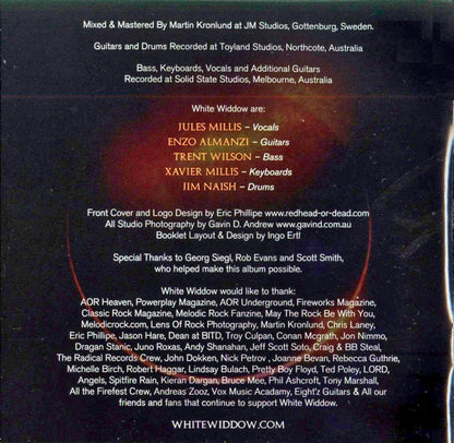 White Widdow : White Widdow (CD, Album)