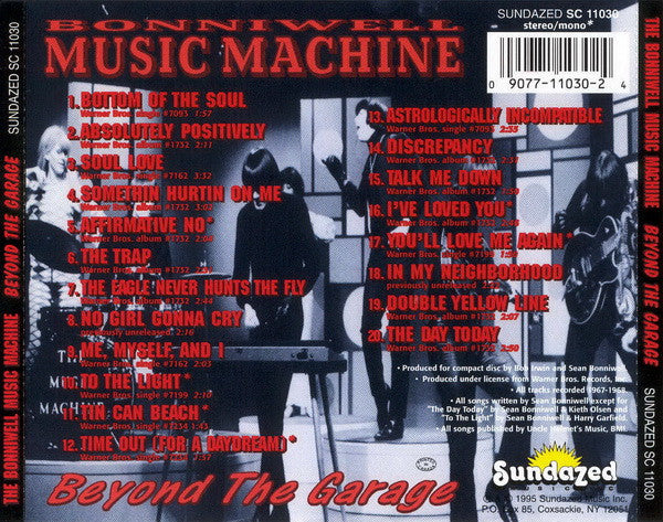 Bonniwell Music Machine* : Beyond The Garage (CD, Comp, Mono)