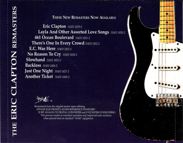 Eric Clapton : No Reason To Cry (CD, Album, RE, RM, UML)