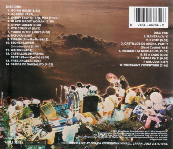 Santana : Lotus (2xCD, Album, Quad, RE)