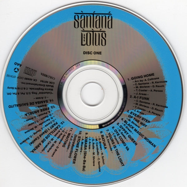 Santana : Lotus (2xCD, Album, Quad, RE)