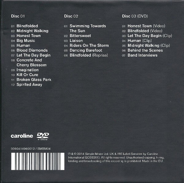 Simple Minds : Big Music (2xCD, Album + DVD-V, PAL + Box, Dlx, Ltd)