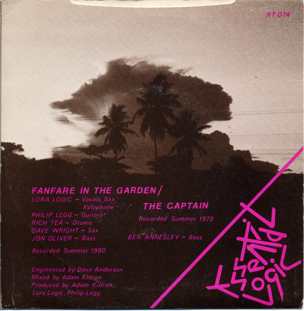 Essential Logic : Fanfare In The Garden (7", Single)