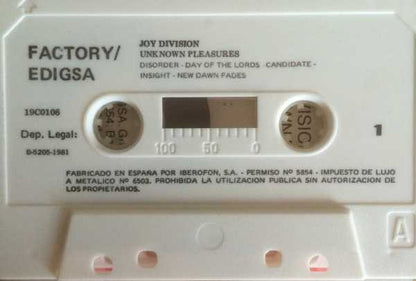 Joy Division : Unknown Pleasures (Cass, Album)