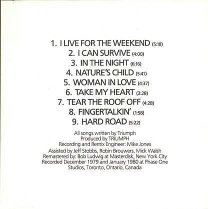 Triumph (2) : Progressions Of Power (CD, Album)