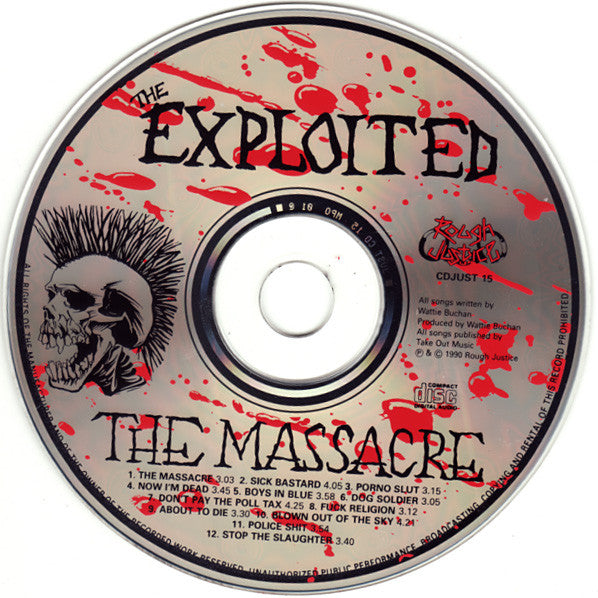 The Exploited : The Massacre (CD, Album, RP)