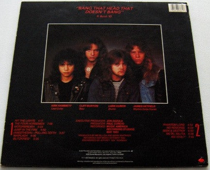 Metallica : Kill 'Em All (LP, Album, RE, SP)