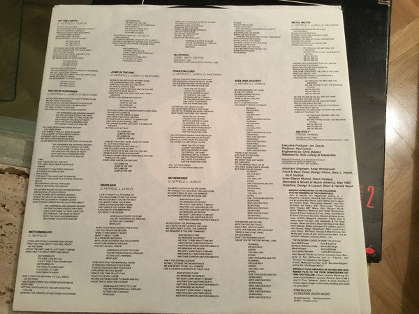 Metallica : Kill 'Em All (LP, Album, RE, SP)