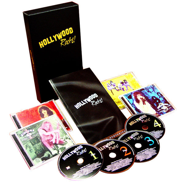 Various : Hollywood Rocks (4xCD, Comp + Box)