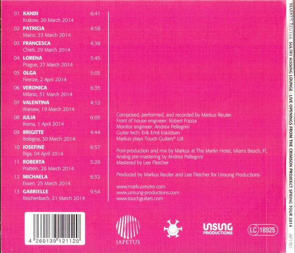 Markus Reuter : Sultry Kissing Lounge (CD, Album, Ltd, Num)