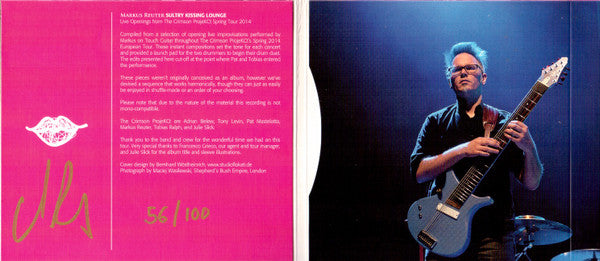 Markus Reuter : Sultry Kissing Lounge (CD, Album, Ltd, Num)