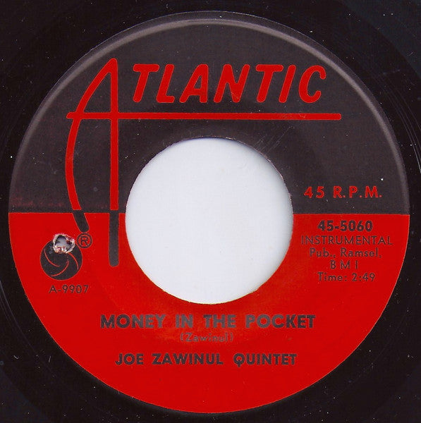 Joe Zawinul Quintet : Money In The Pocket / Riverbed (7")