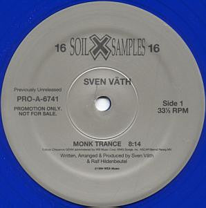 Sven Väth / Bluescreen : Soil X Samples 16 (12", Promo, Blu)