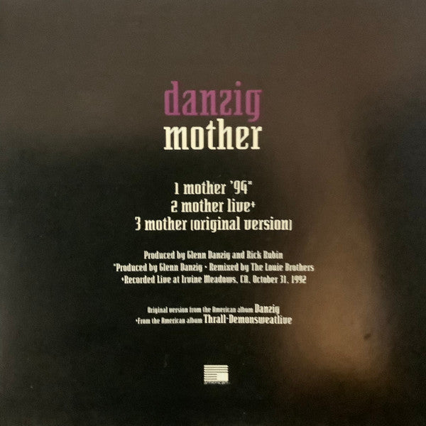 Danzig : Mother (CD, Single)