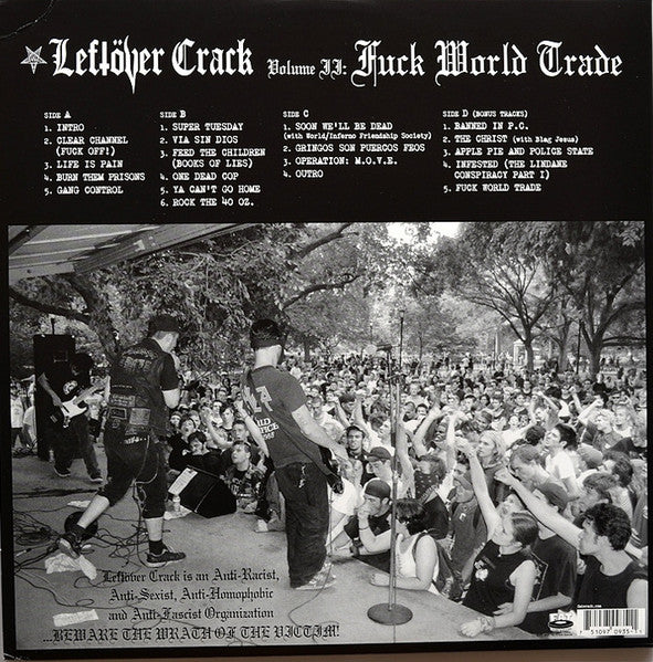 Leftöver Crack : Fuck World Trade (LP, RE, Red + LP, RE, Bla)