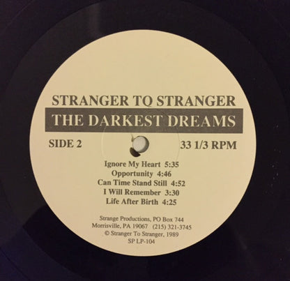 Stranger To Stranger : The Darkest Dreams (LP)