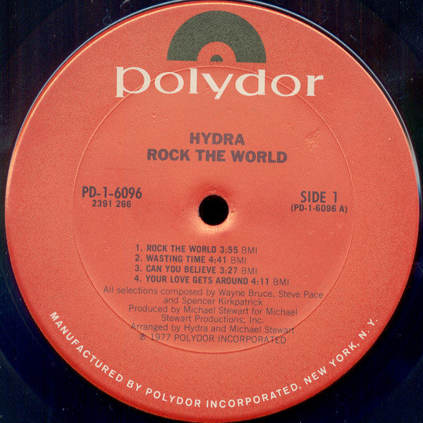 Hydra (13) : Rock The World (LP, Album, Pit)