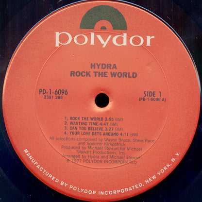 Hydra (13) : Rock The World (LP, Album, Pit)