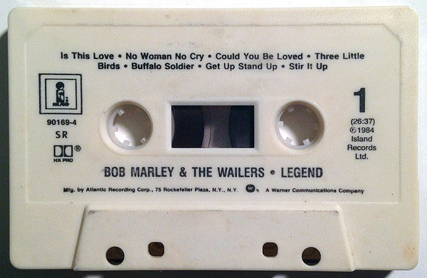 Bob Marley & The Wailers : Legend - The Best Of Bob Marley And The Wailers (Cass, Comp, SR,)
