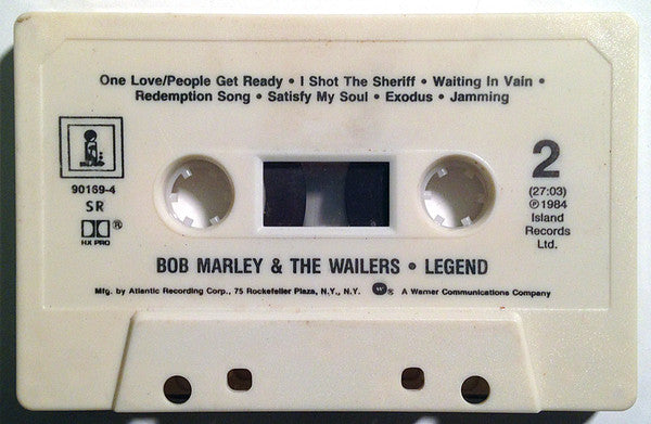 Bob Marley & The Wailers : Legend - The Best Of Bob Marley And The Wailers (Cass, Comp, SR,)