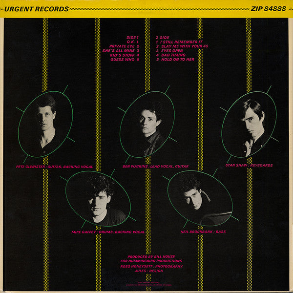 The Hitmen (6) : Aim For The Feet (LP, Album, Cle)