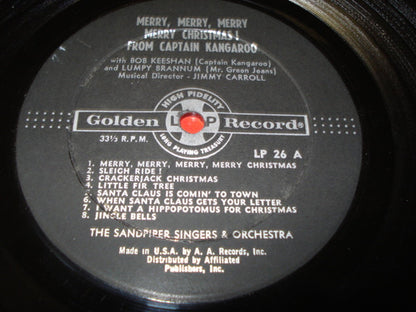 Captain Kangaroo, Mr. Green Jeans And The Sandpiper Chorus And Orchestra : Merry, Merry, Merry Merry Christmas! From Captain Kangaroo (LP, Album)