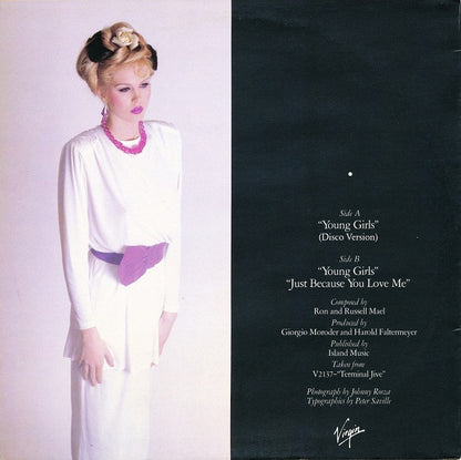 Sparks : Young Girls (12", Single)