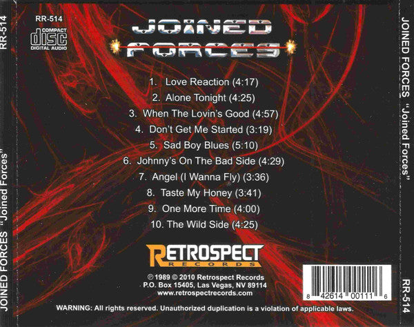 Joined Forces (2) : Joined Forces (CD, Album, RE)