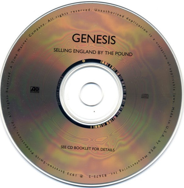 Genesis : Selling England By The Pound (CD, Album, RE, RM)