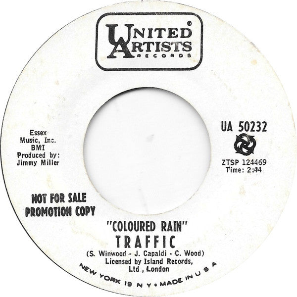 Traffic : Here We Go Round The Mulberry Bush (7", Single, Promo)