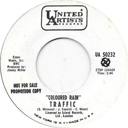 Traffic : Here We Go Round The Mulberry Bush (7", Single, Promo)