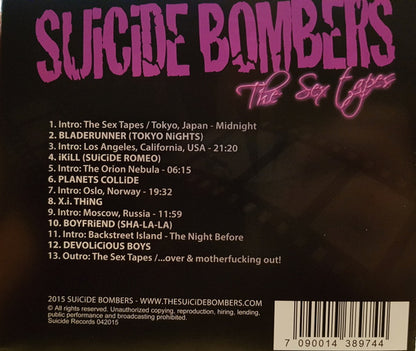 Suicide Bombers (3) : The Sex Tapes (CD, MiniAlbum)