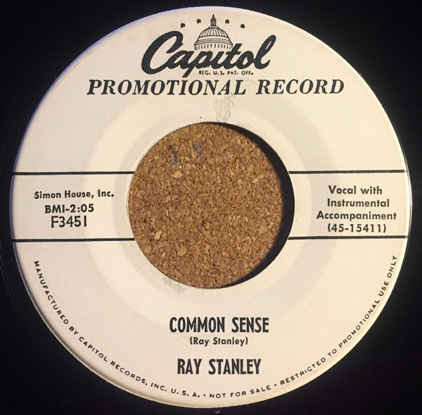 Ray Stanley (2) : Let's Get Acquainted / Common Sense (7", Promo)