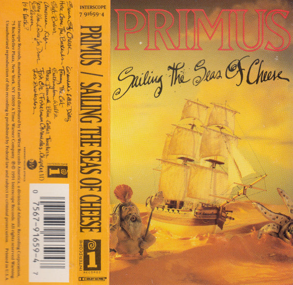 Primus : Sailing The Seas Of Cheese (Cass, Album, SR,)